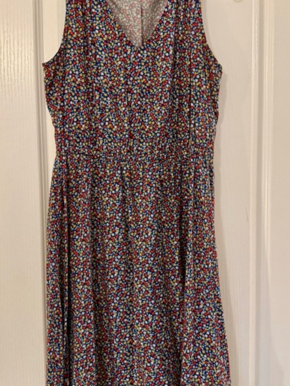 Old Navy Colorful Floral Midi Dress